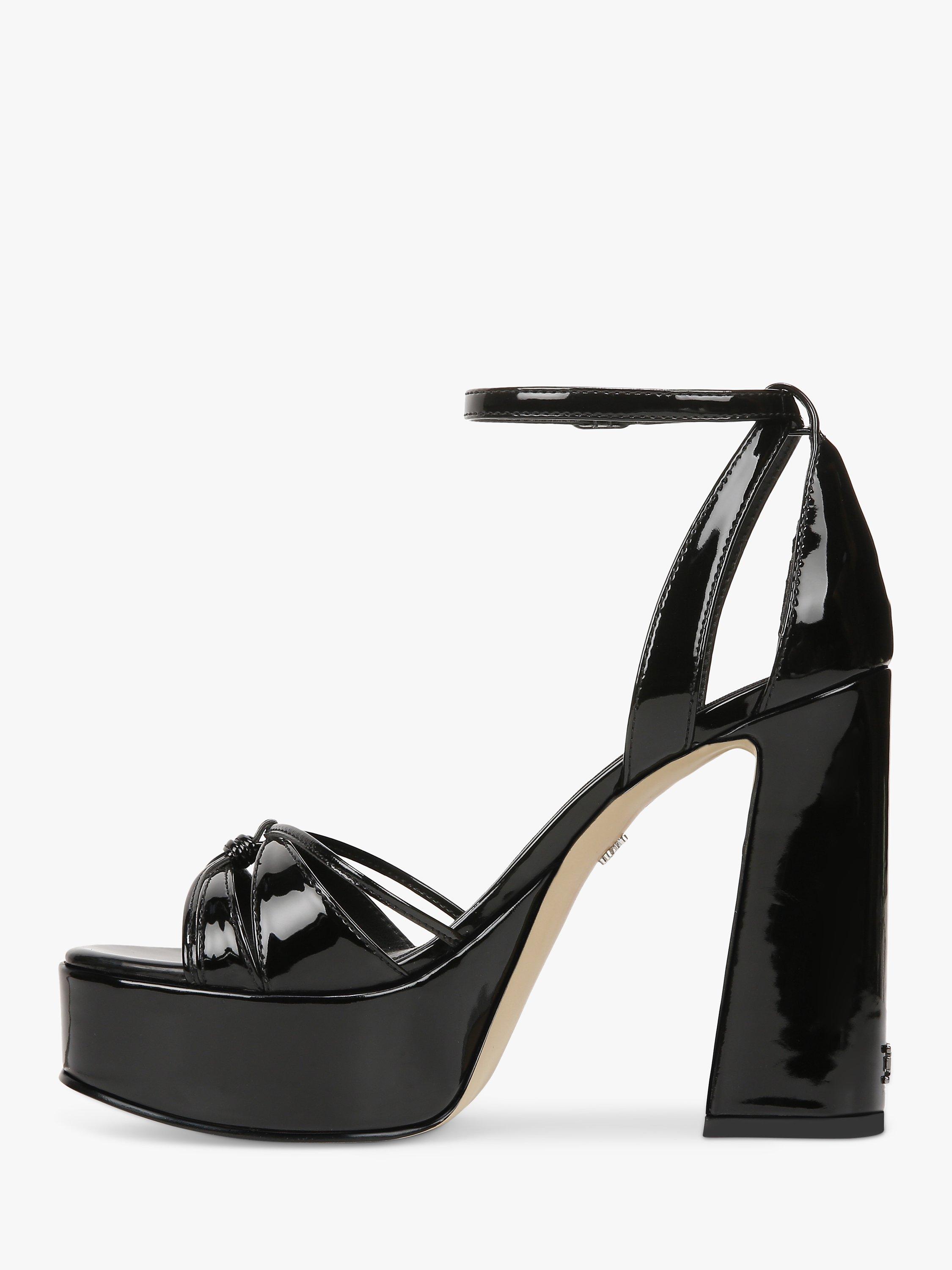 Product image 4 of 6, which shows Sam Edelman Kamille Platform Heel Sandals, Black, 3