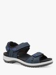 Hotter Walk II Nubuck Lightweight Walking Sandals, Navy