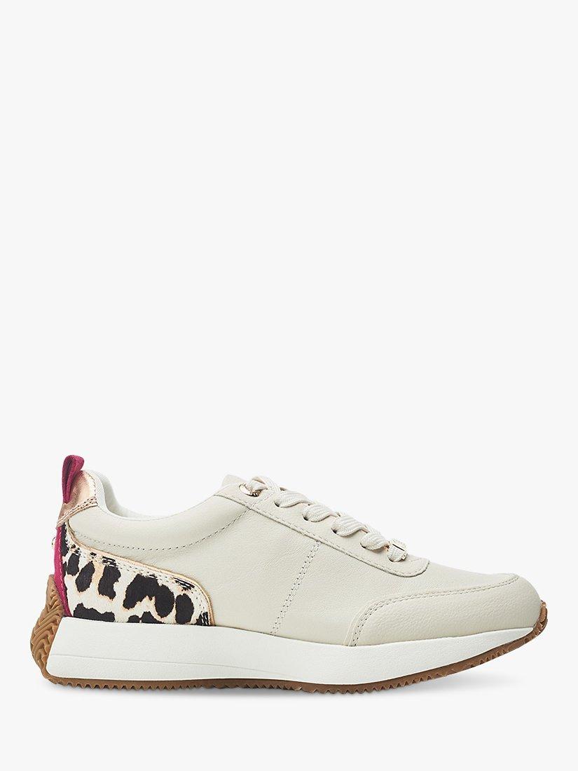 Moda in Pelle Athenea Chunky Sole Trainers, Off White/Multi