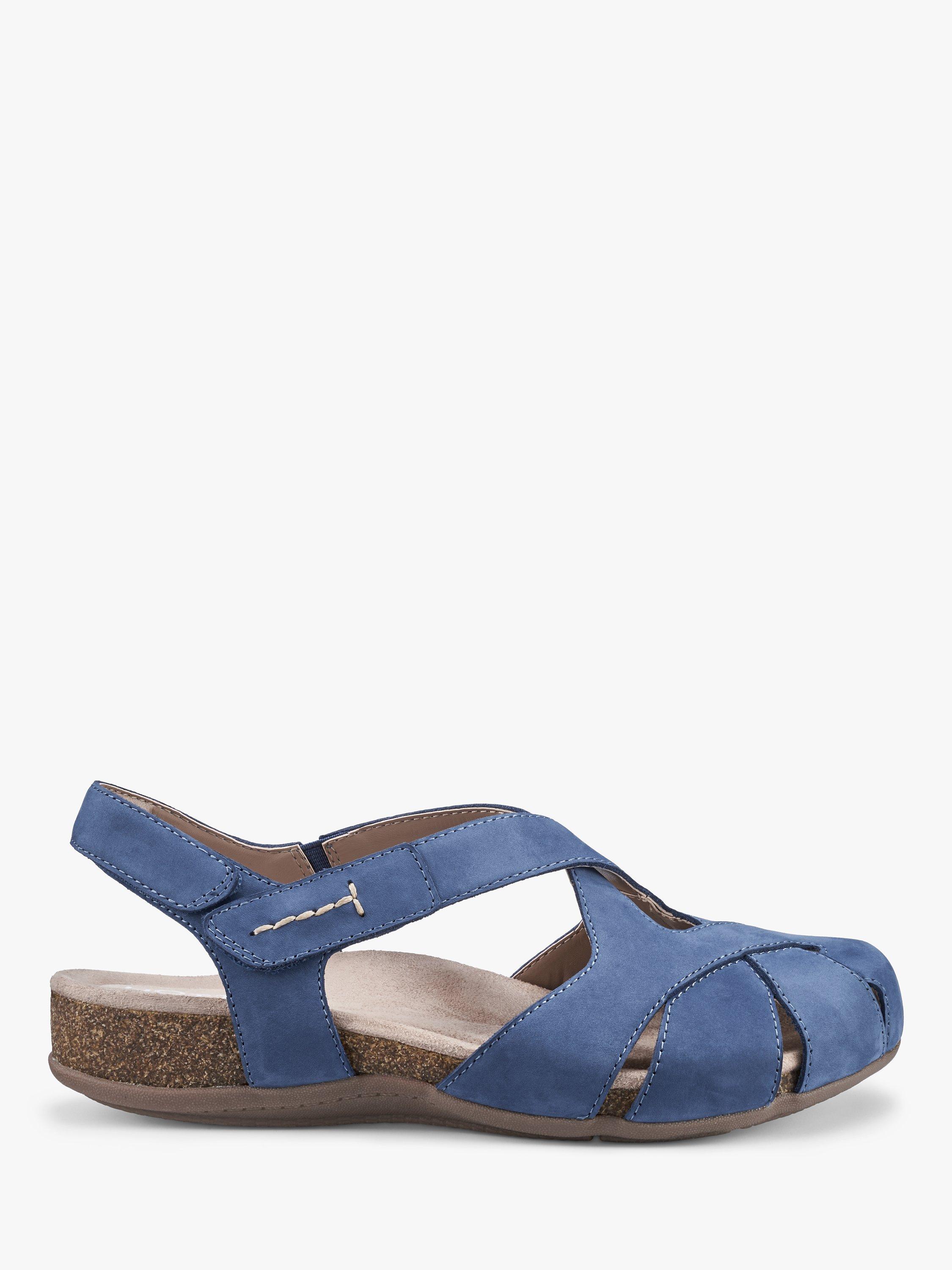 Hotter Catskill II Closed Toe Sandals, Navy, 4