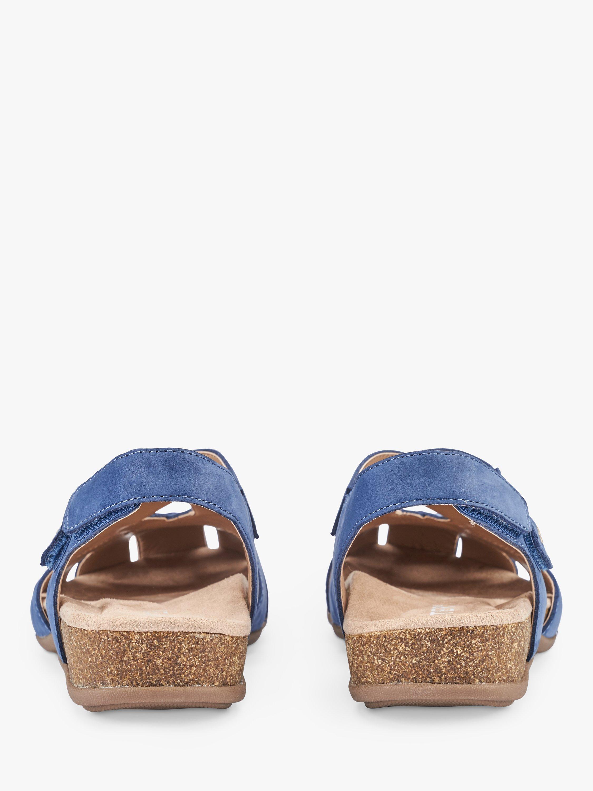 Hotter Catskill II Closed Toe Sandals, Navy, 4