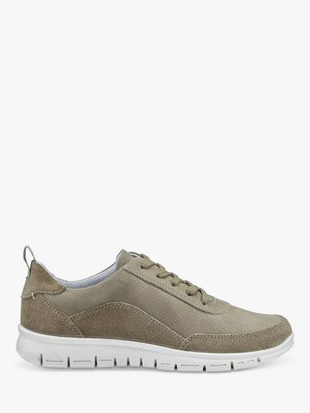 Hotter Gravity II Wide Fit Lightweight Trainers, Moss