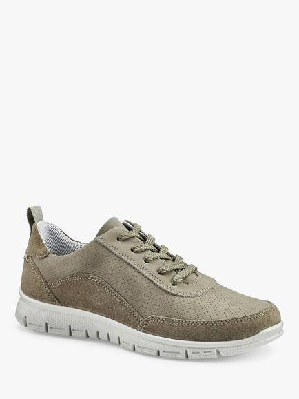 Hotter Gravity II Wide Fit Lightweight Trainers - view 2, Moss