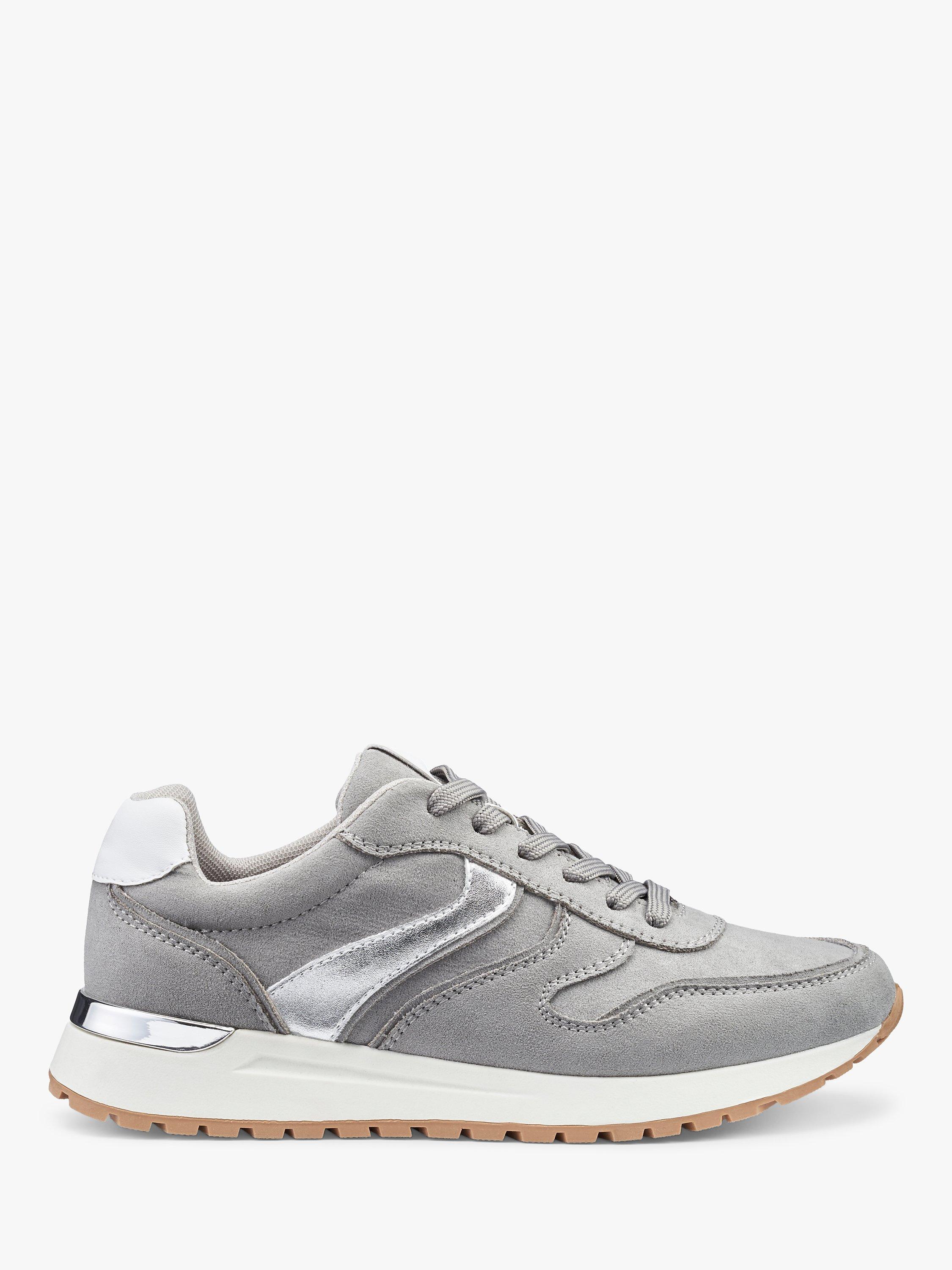 Hotter Aries Retro Trainers, Flint Grey