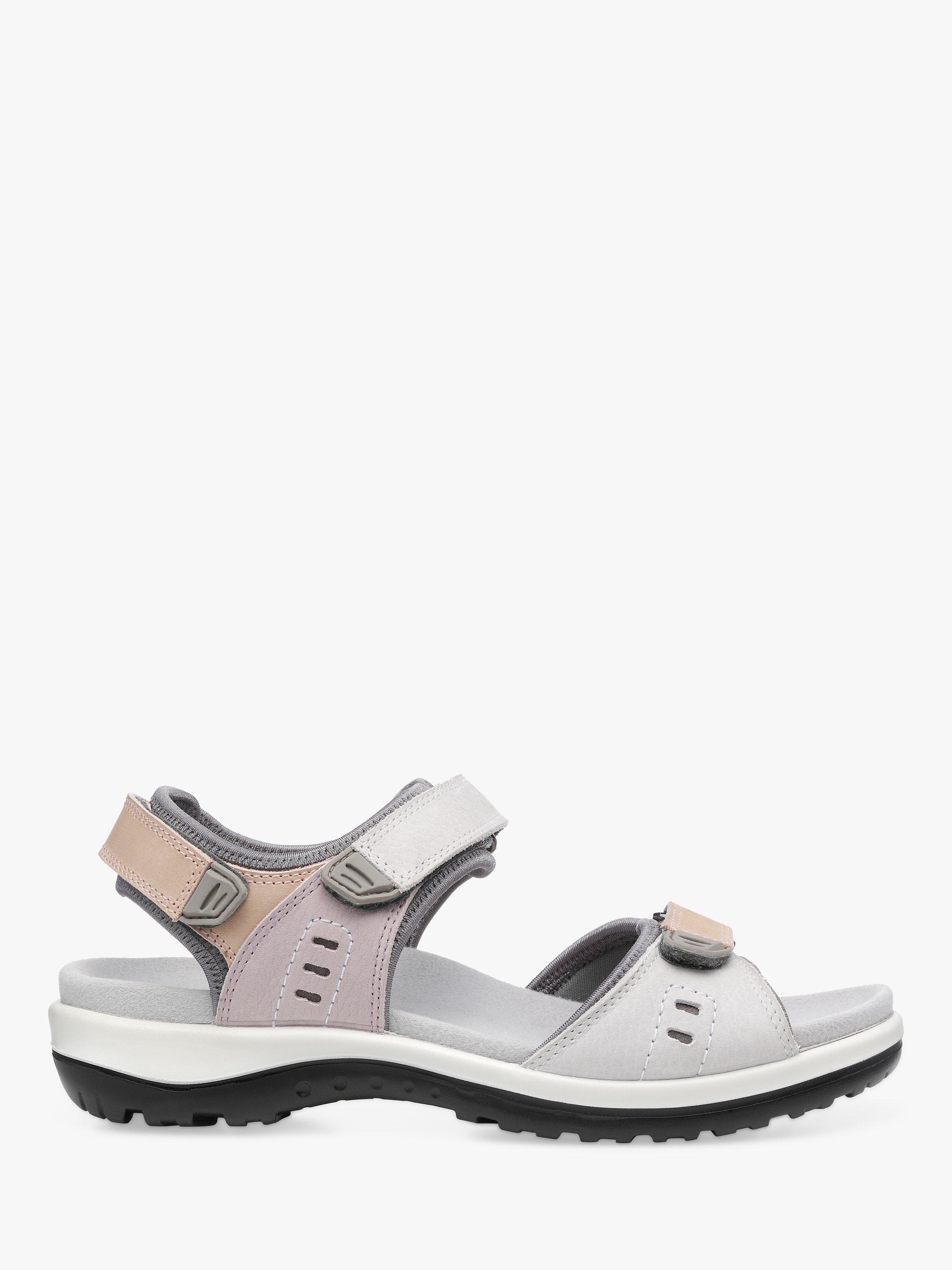 Hotter Walk II Wide Fit Nubuck Lightweight Walking Sandals, Blush