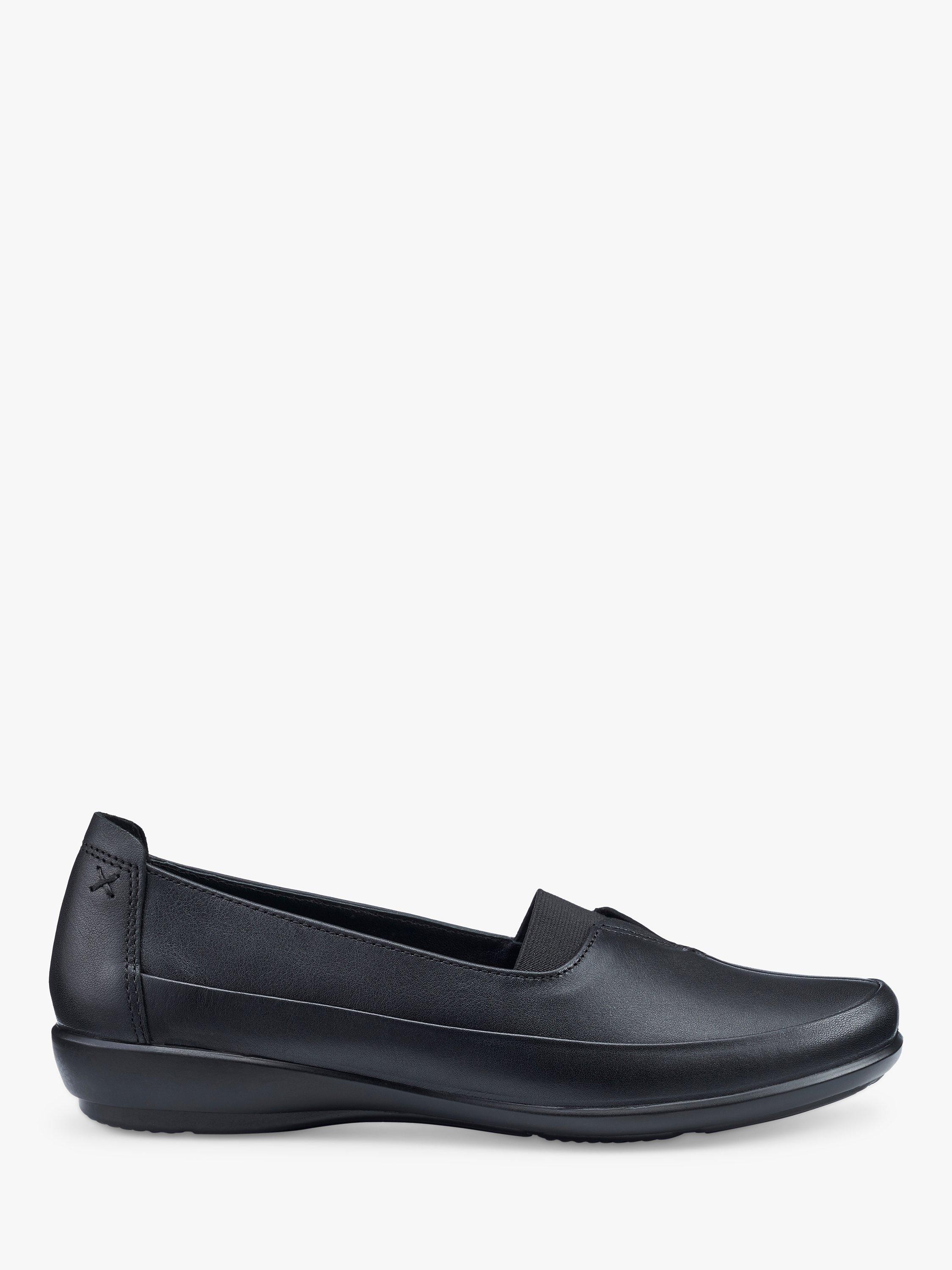 Hotter Eternity Slip-On Flexible Shoes, Black