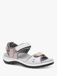 Hotter Walk II Extra Wide Fit Nubuck Lightweight Walking Sandals, Blush