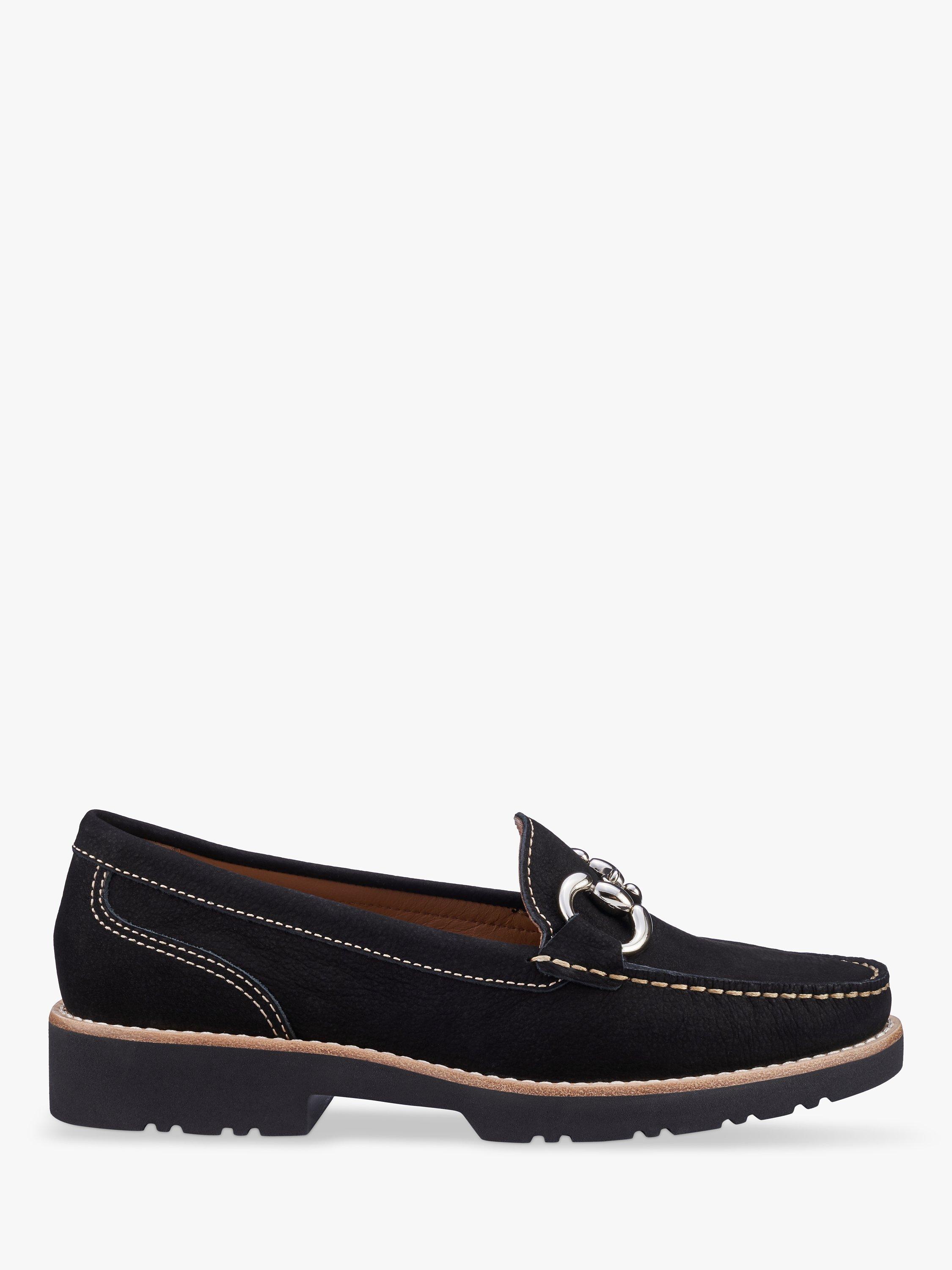 Hotter Cove Nubuck Loafer, Black