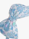 Trotters Kids' Peppa Pig Meadow Liberty Print Big Bow Headband, Blue/White