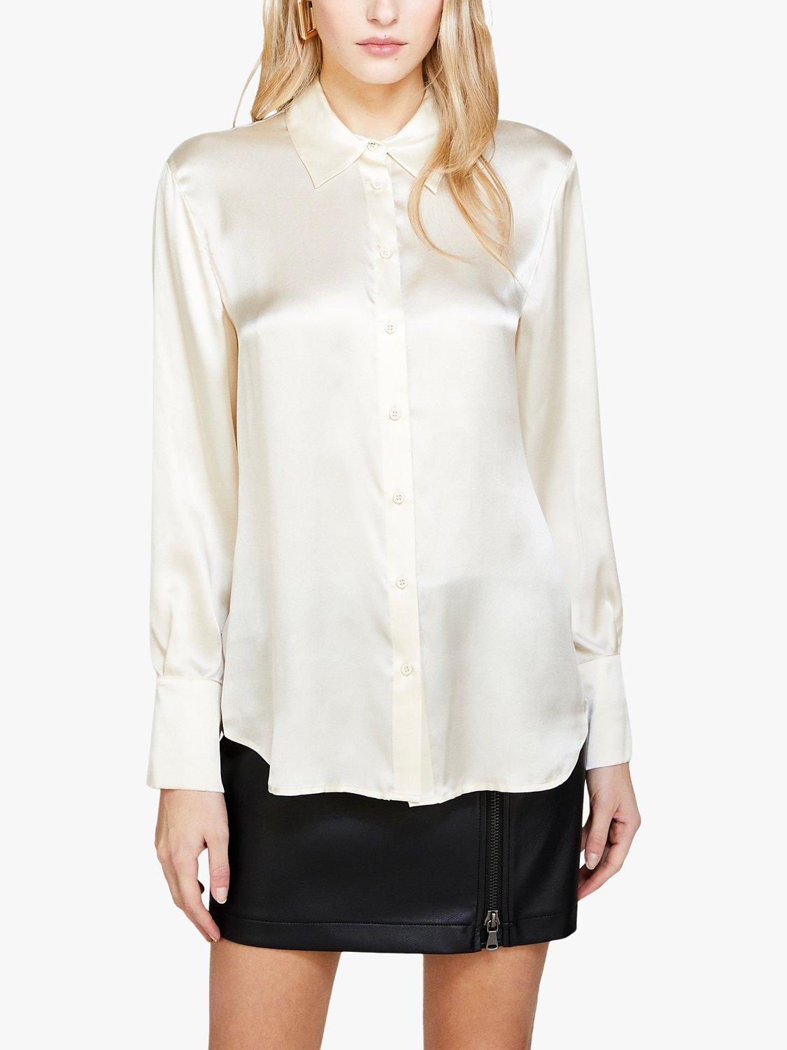 SISLEY Silk Shirt, Beige