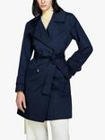 SISLEY Oversized Fit Sash Waist Trench Coat