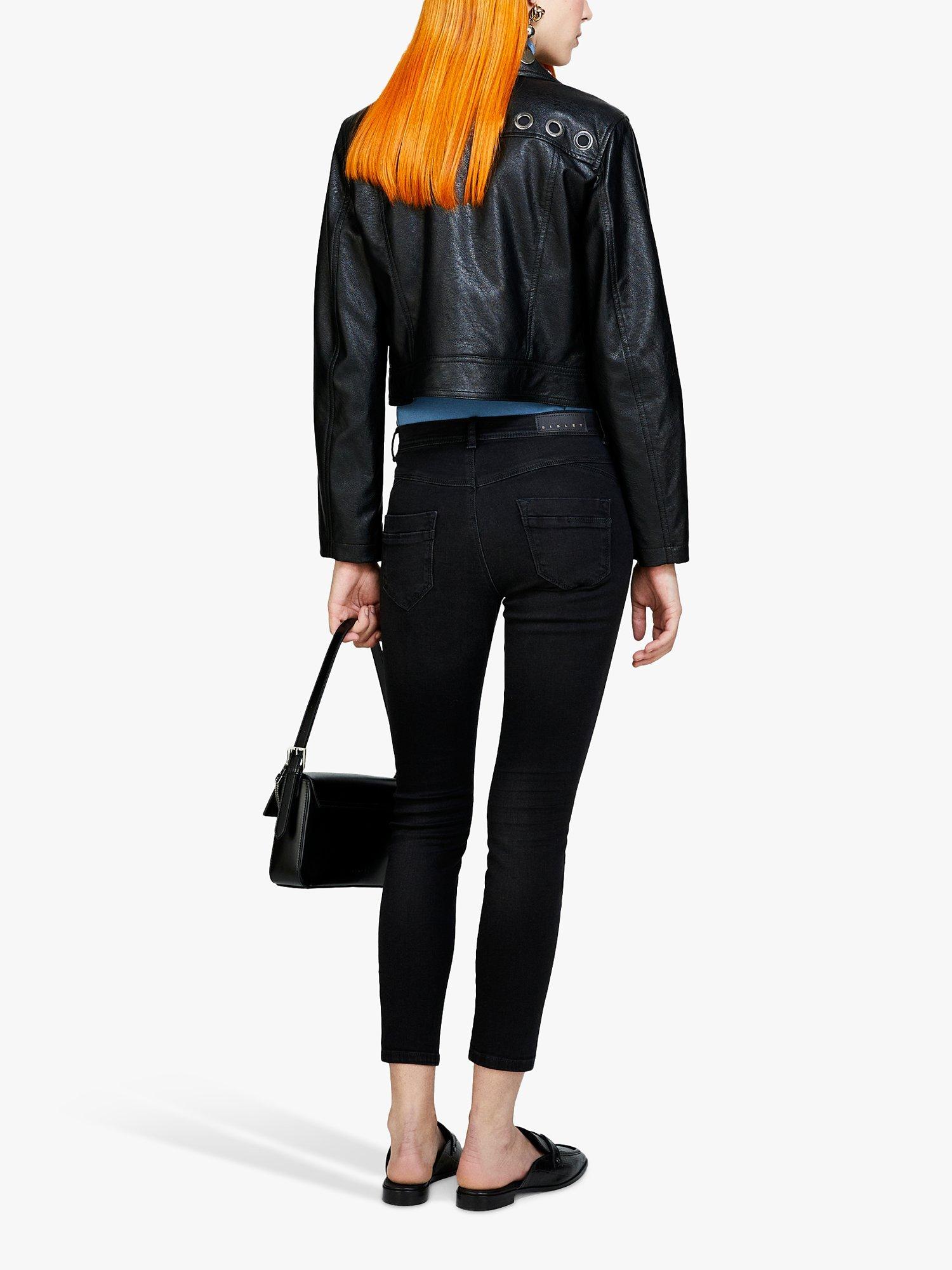 Product image 2 of 5, which shows SISLEY Slim Fit Ibiza Jeans, Black Denim, 26R