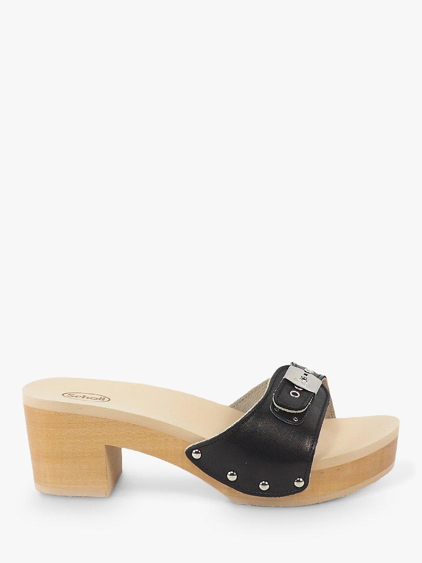 Product image 1 of 4, which shows Scholl Pescura Ibiza Sandals, Black, EU36