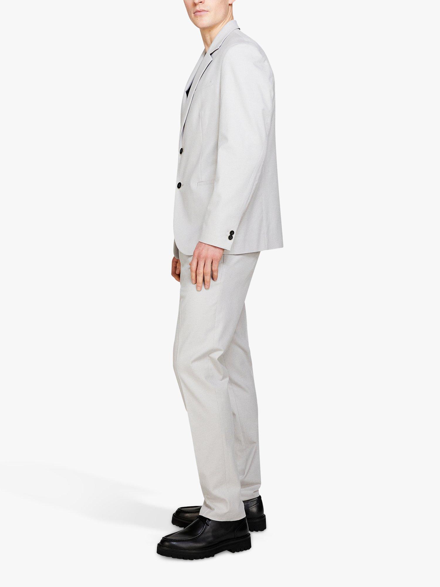 Product image 4 of 5, which shows SISLEY Formal Slim Comfort Fit Blazer, Grey, 46