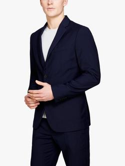 SISLEY Slim Fit Blazer, Dark Blue