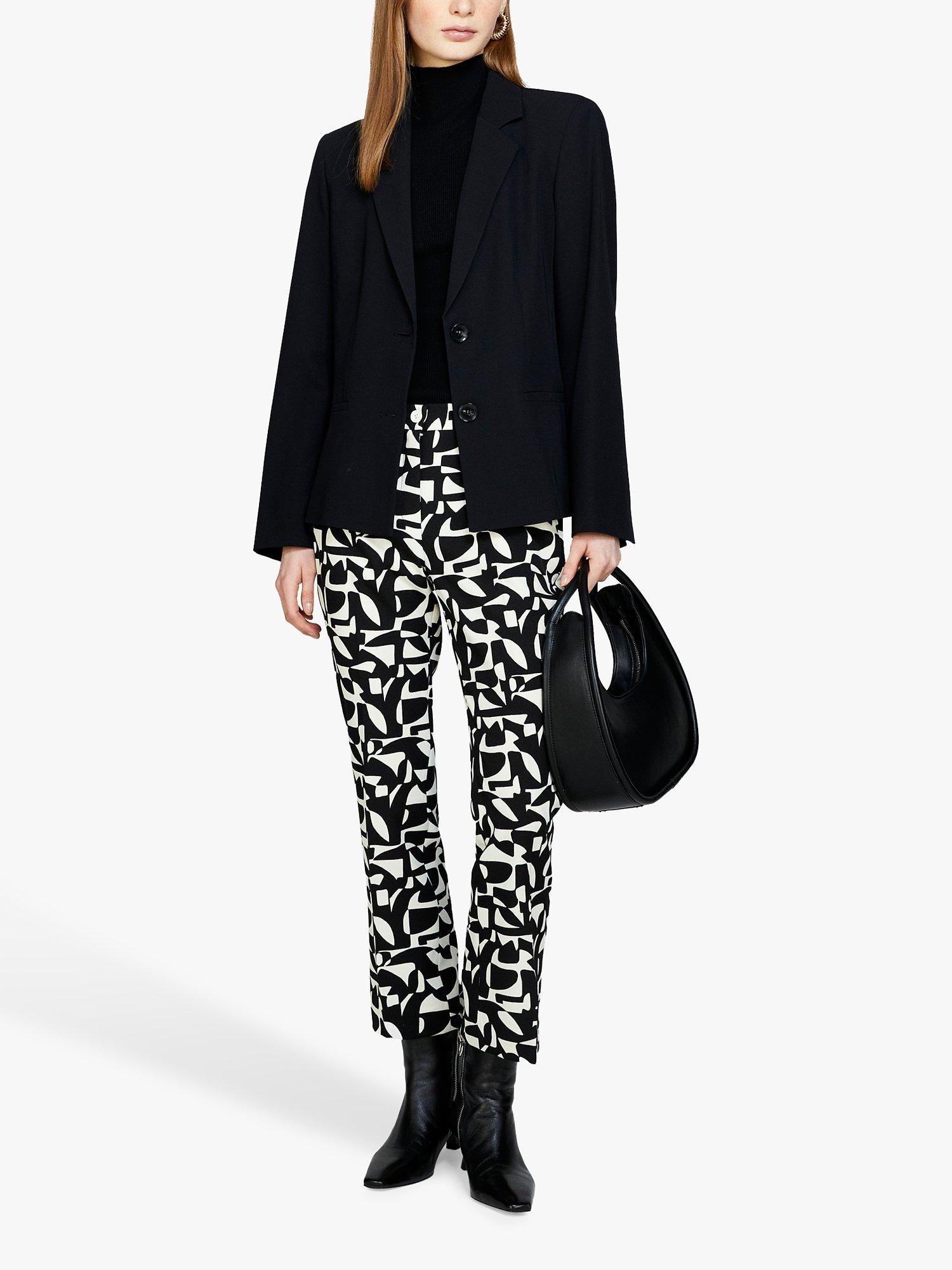 Product image 3 of 5, which shows SISLEY Crepe Cigarette Trousers, Multi, 10