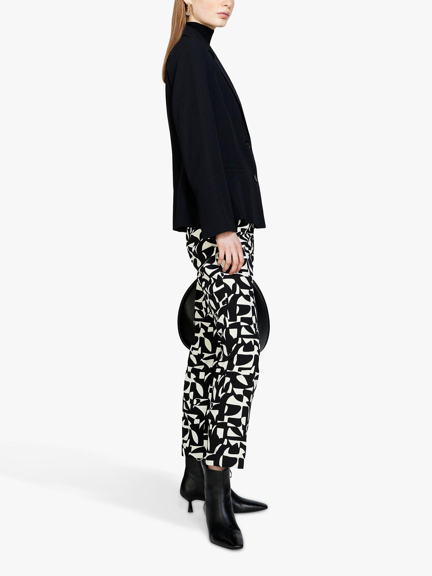 Product image 4 of 5, which shows SISLEY Crepe Cigarette Trousers, Multi, 10