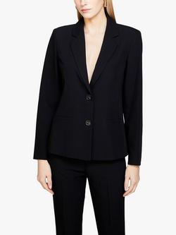 SISLEY Slim Fit Gabardine Blazer, Black