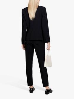 SISLEY Slim Fit Gabardine Blazer - view 2, Black