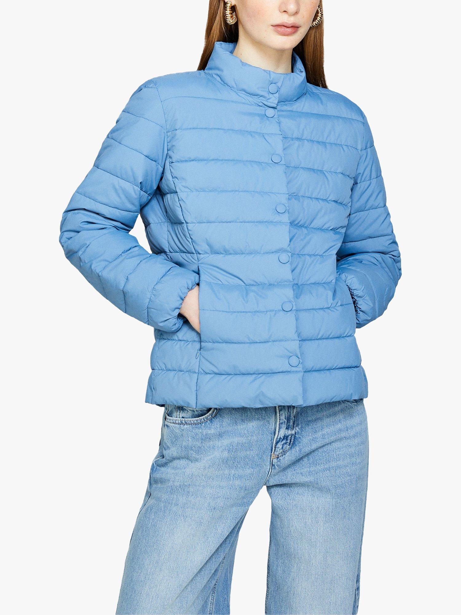 SISLEY Slim Padded Jacket, Blue