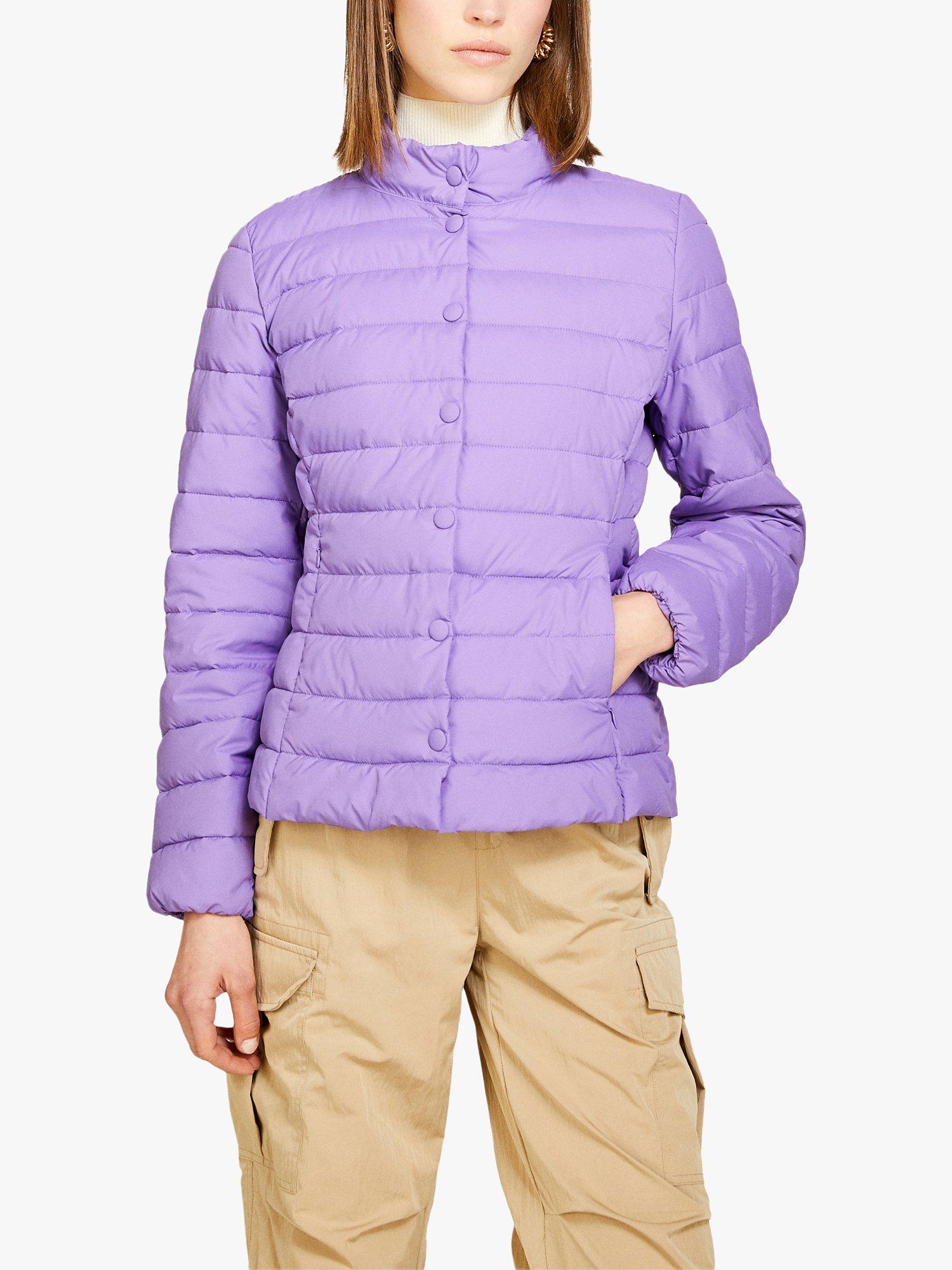 SISLEY Slim Padded Jacket, Violet