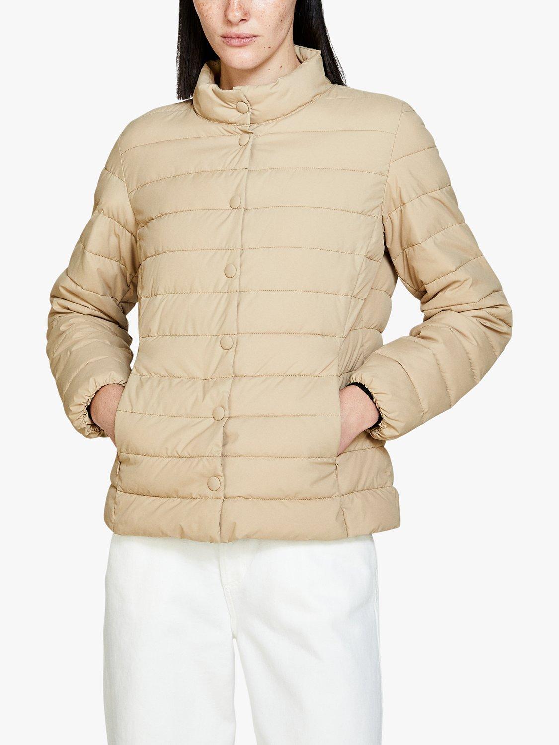 SISLEY Slim Padded Jacket Beige