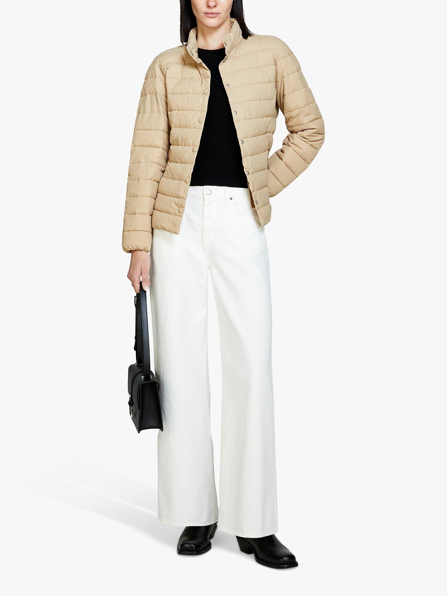 Product image 3 of 5, which shows SISLEY Slim Padded Jacket, Beige, 14