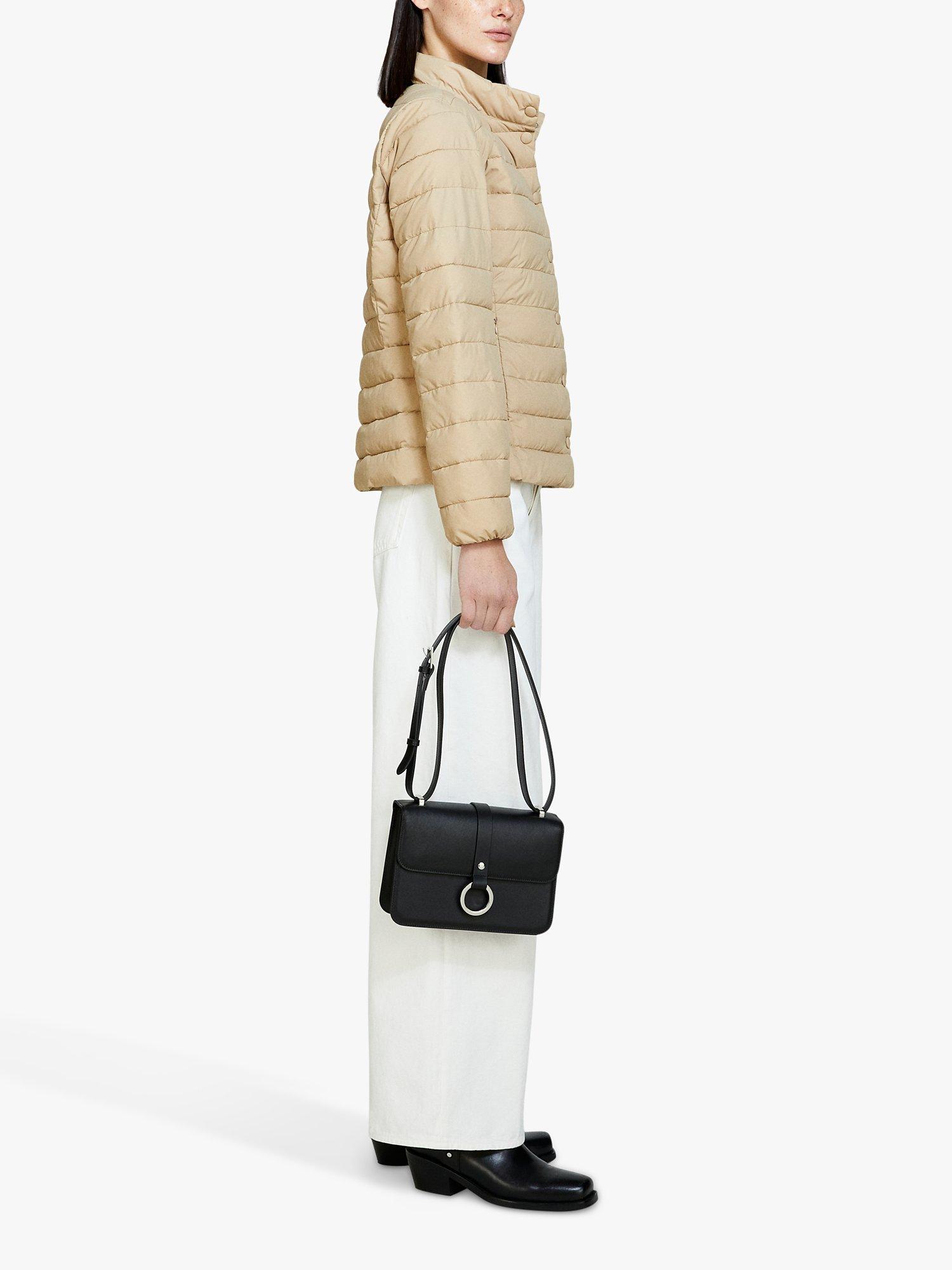 Product image 4 of 5, which shows SISLEY Slim Padded Jacket, Beige, 14