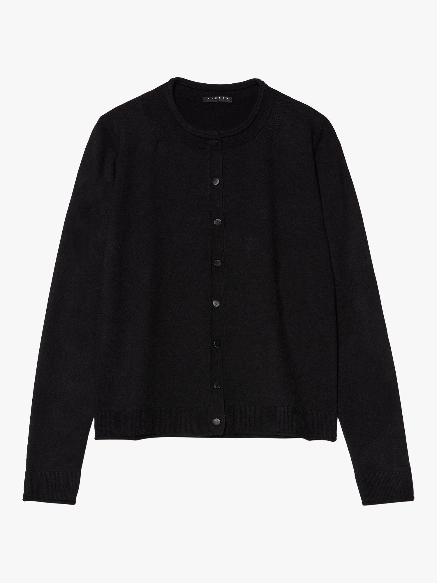 Product image 5 of 5, which shows SISLEY Classic Stretch Cardigan, Black, L