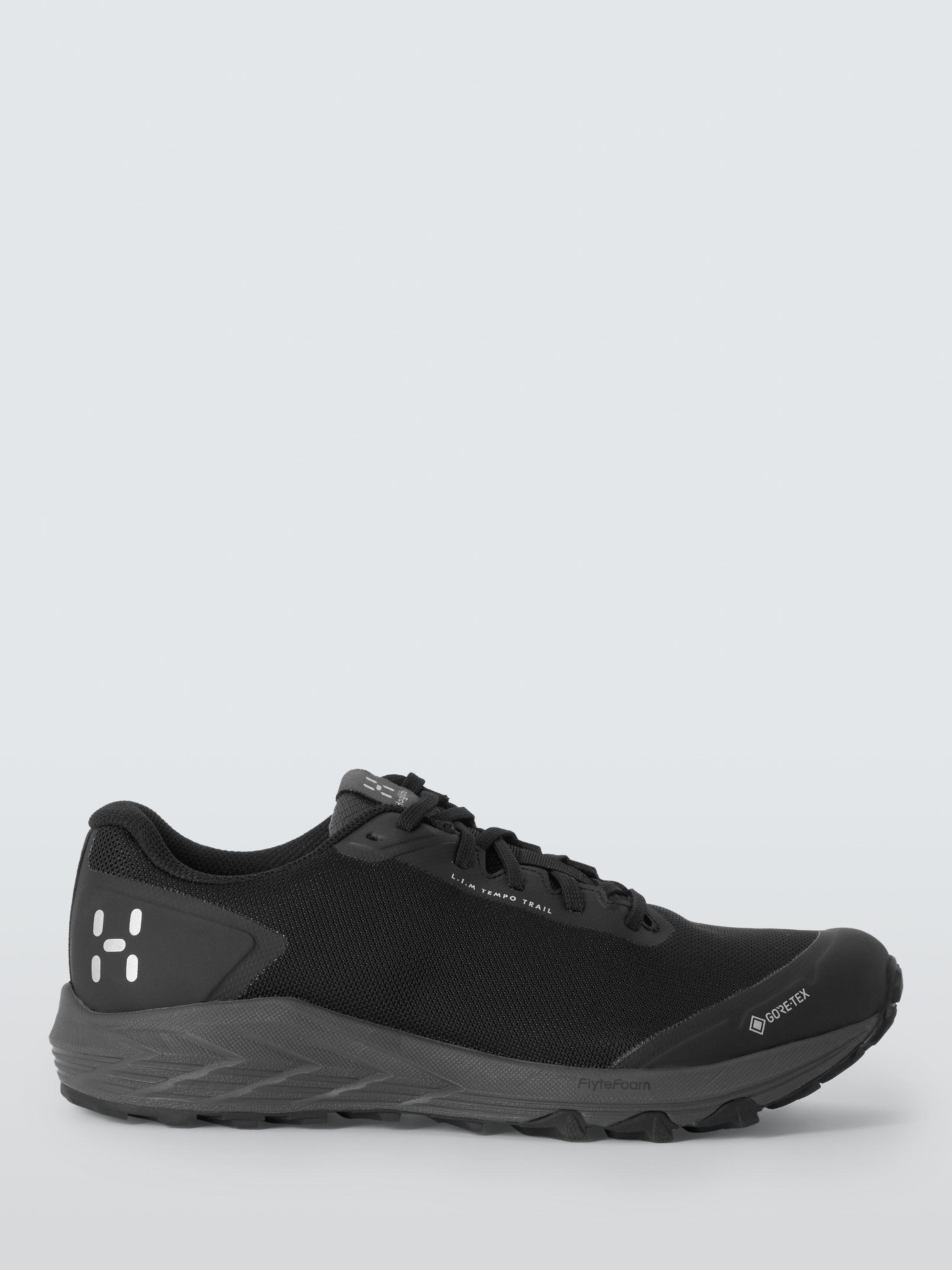 Product image 1 of 4, which shows Haglöfs L.I.M Tempo Trail GTX Running Shoes, Black/Magnetite, 5