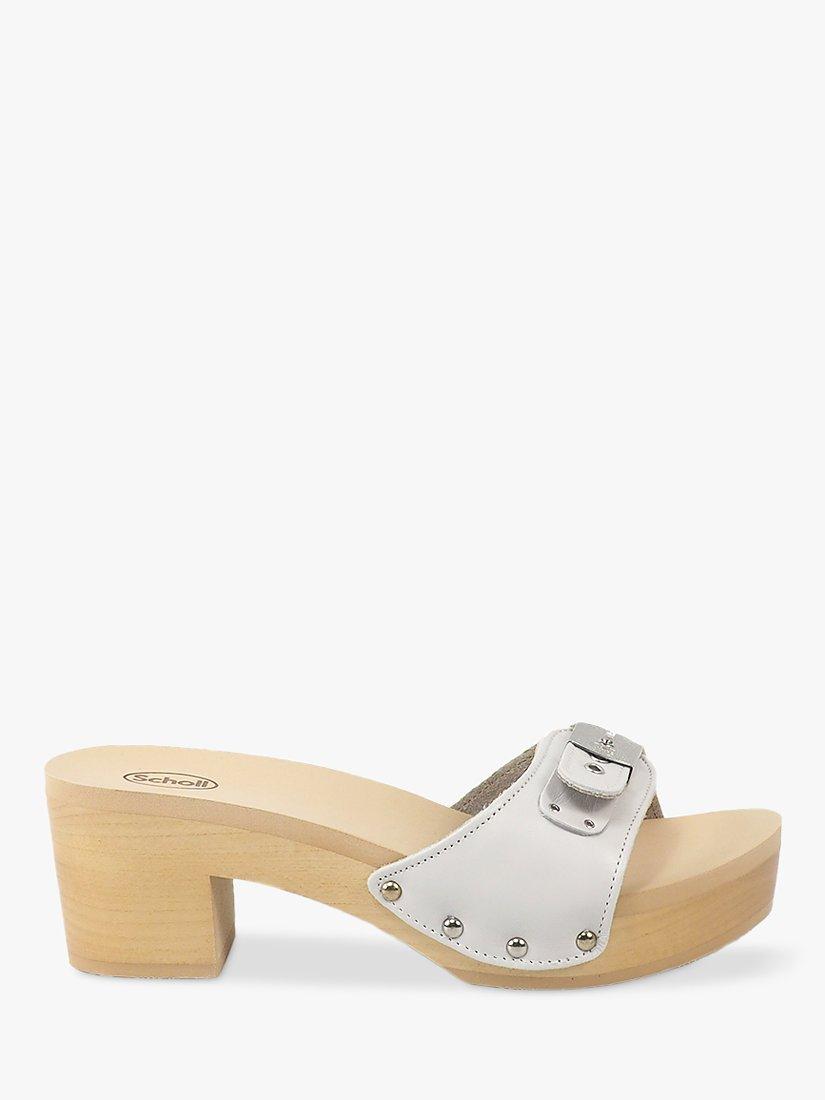 Product image 1 of 4, which shows Scholl Pescura Ibiza Sandals, White, EU36
