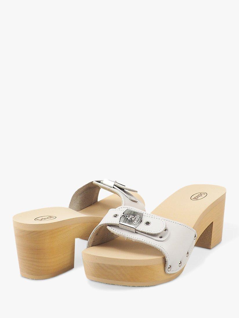 Product image 4 of 4, which shows Scholl Pescura Ibiza Sandals, White, EU36