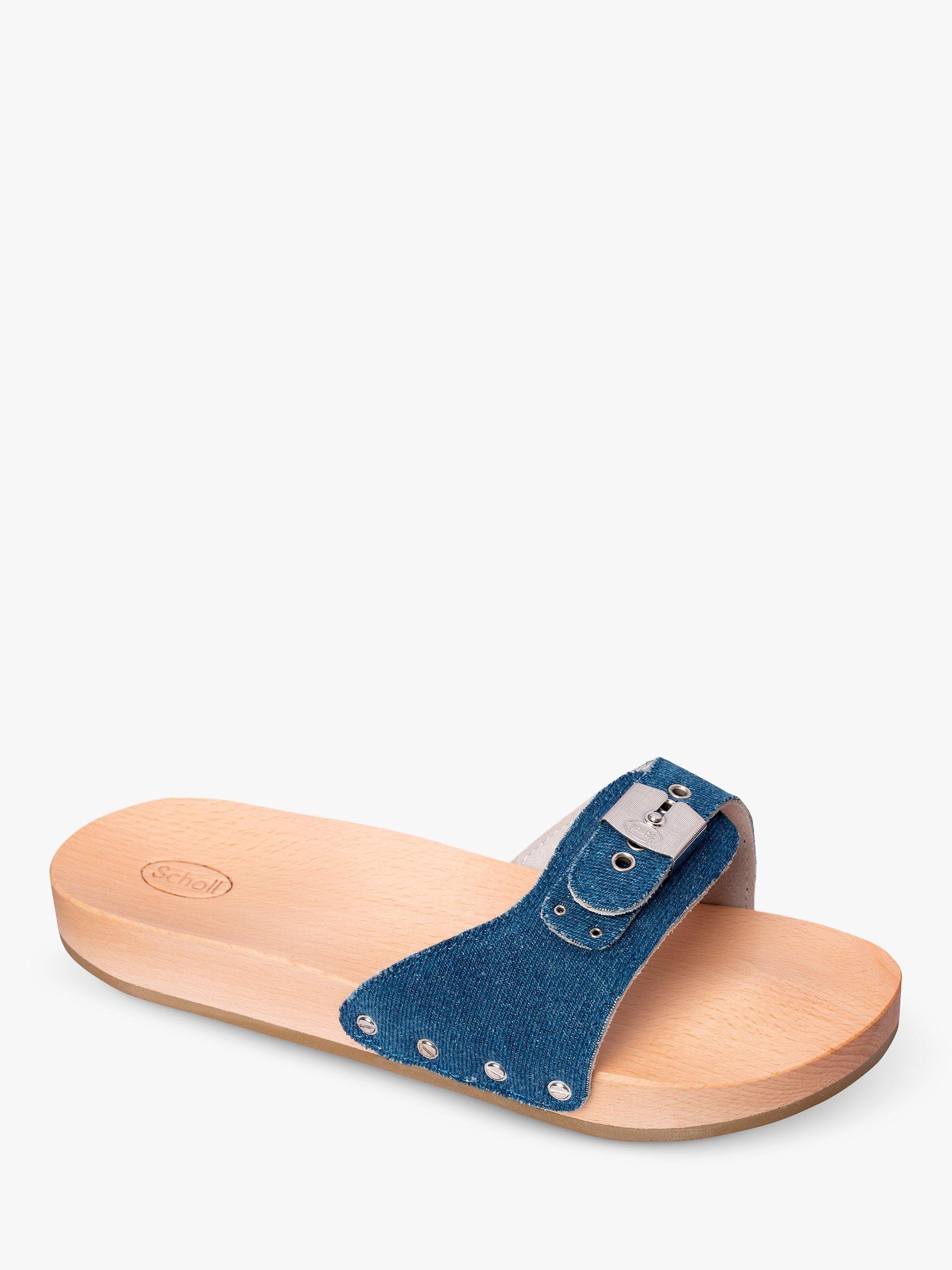 Product image 1 of 1, which shows Scholl Pescura Denim Wool Sandals, Denim, 36