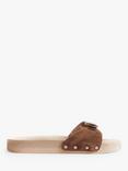 Scholl Pescura Suede Sandals, Cognac, Cognac