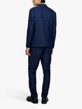 SISLEY Single Breast Slim Fit Suit Jacket, Blue