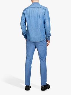 SISLEY Vintage Denim Shirt - view 2, Blue