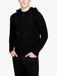 SISLEY Zip Through Hoodie, Black