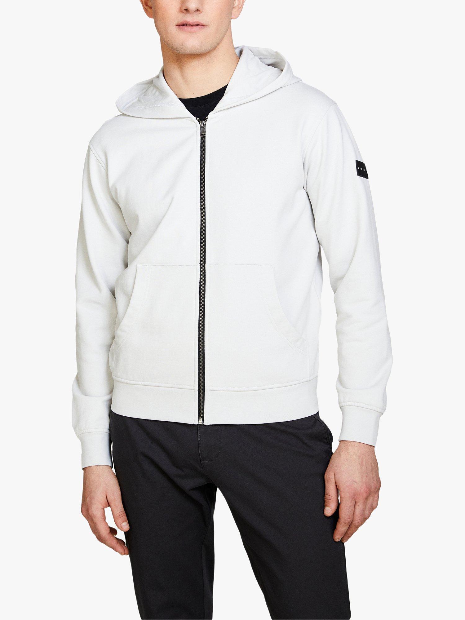 SISLEY Regular Fit Zip Hoodie, Grey