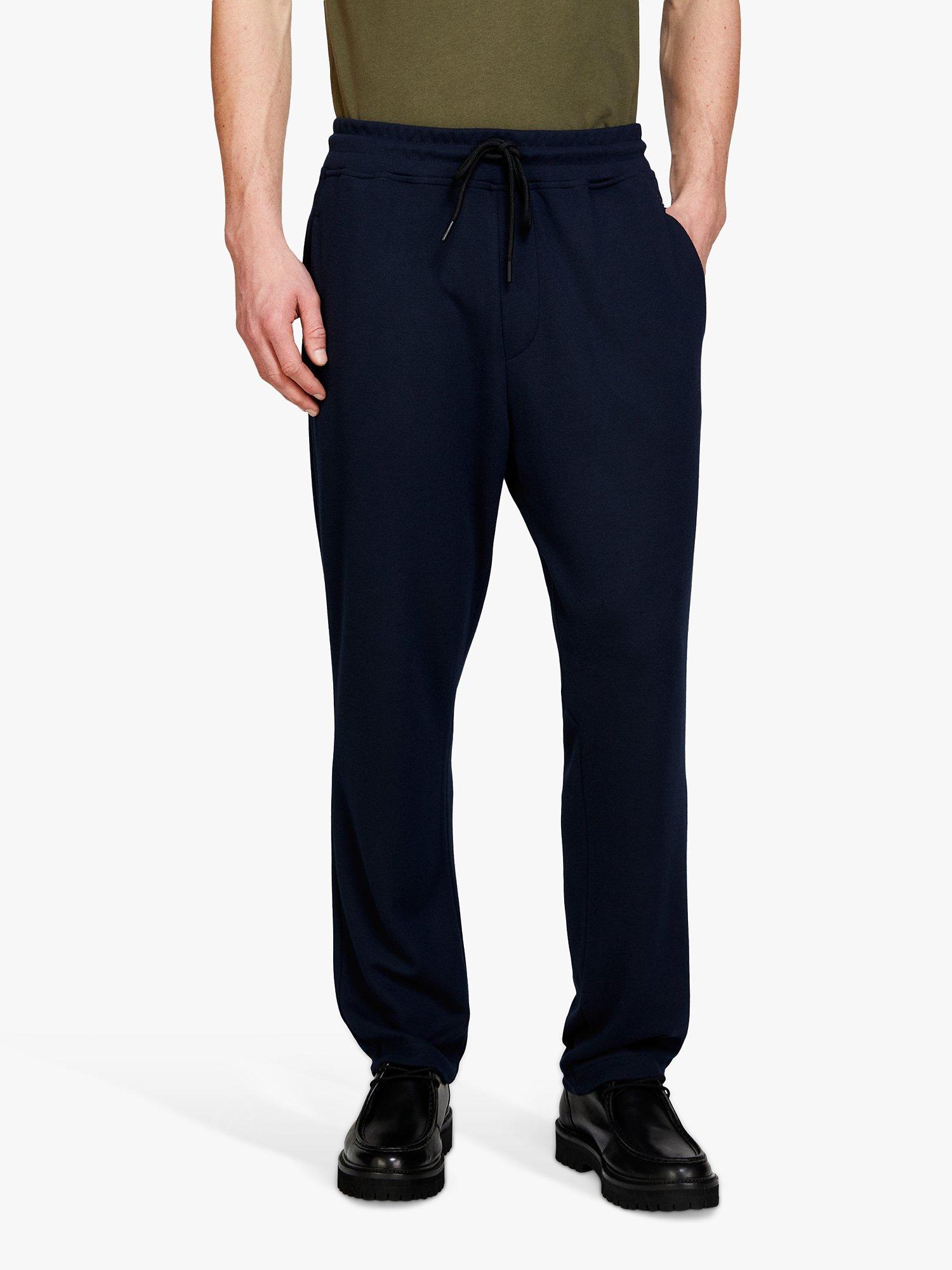 SISLEY Yarn-Dyed Joggers, Blue