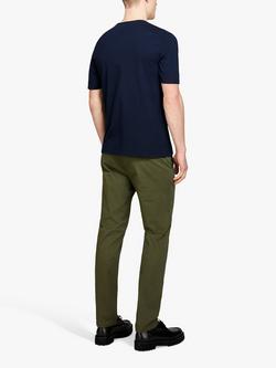 SISLEY Short Sleeve Plain T-Shirt - view 2, Blue
