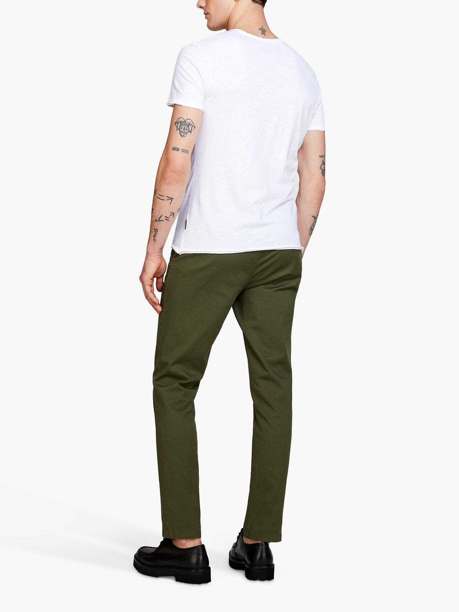 Product image 2 of 4, which shows SISLEY Raw Cut Cotton T-Shirt, White, S