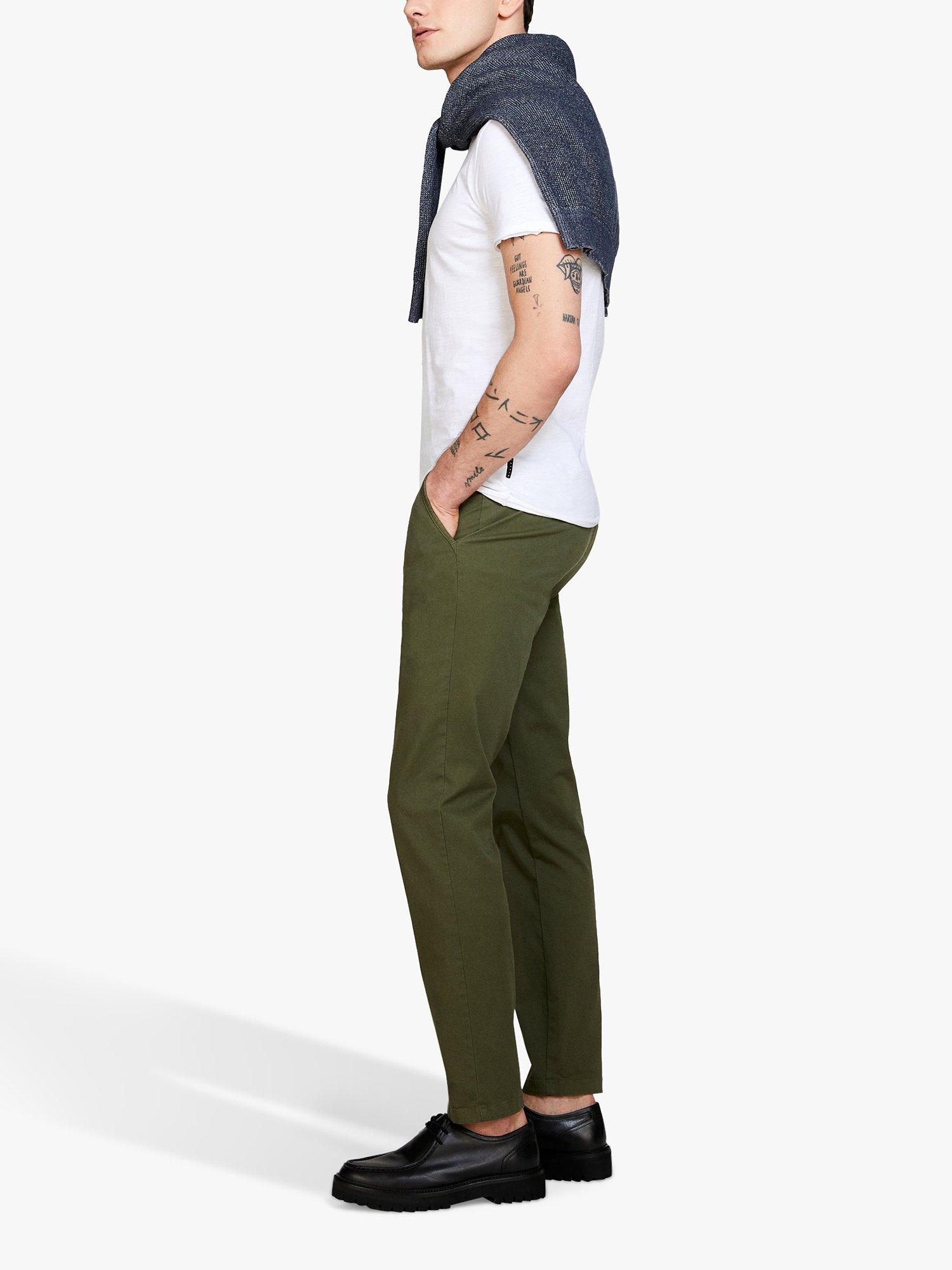 Product image 4 of 4, which shows SISLEY Raw Cut Cotton T-Shirt, White, S