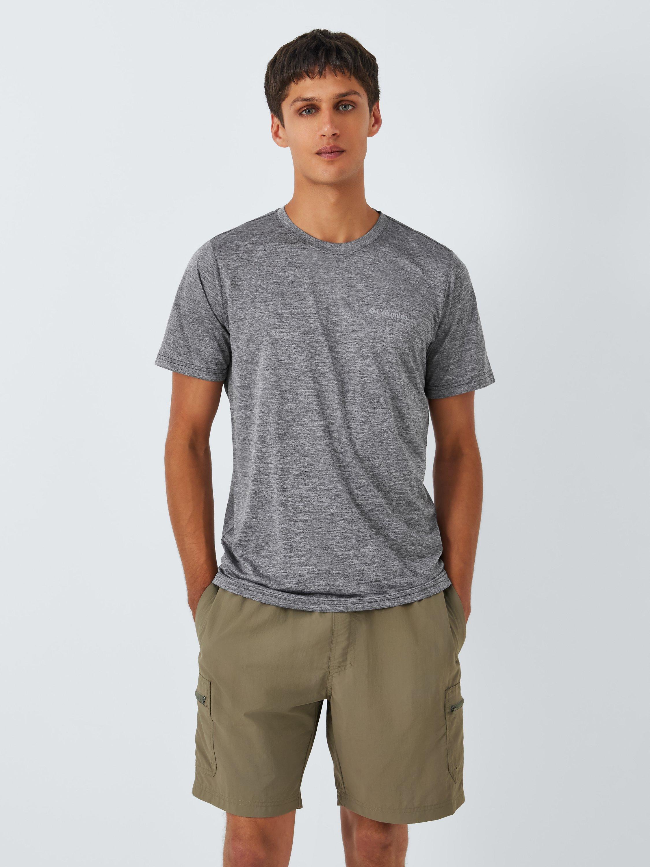 Columbia Hiking T-Shirt, Black Heather