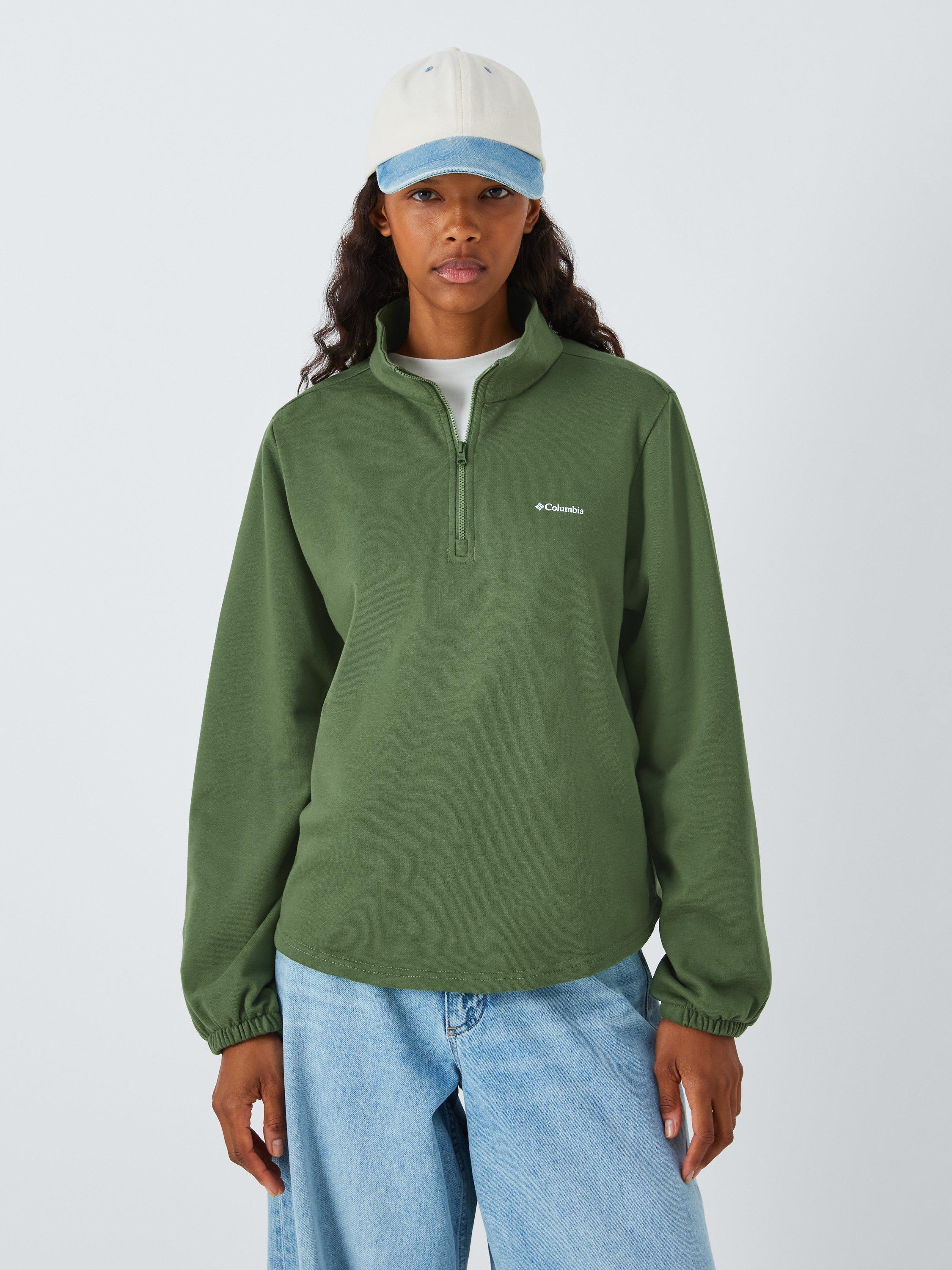 Columbia Women's Lodge Quarter Zip Fleece, Canteen