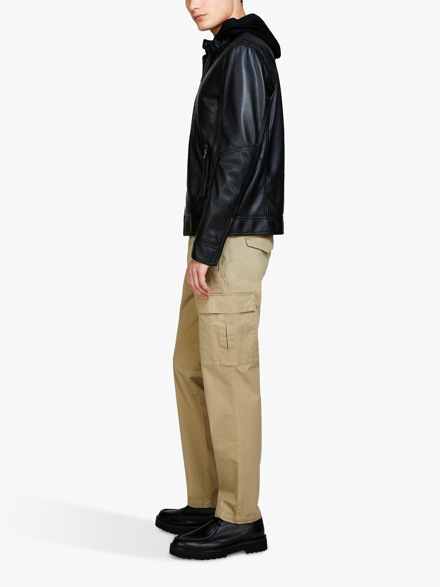 Product image 2 of 3, which shows SISLEY Slim Comfort Fit Stretch Trousers, Brown, 30