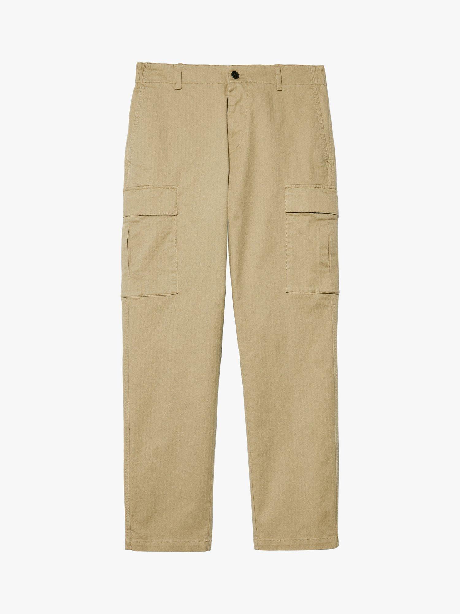Product image 3 of 3, which shows SISLEY Slim Comfort Fit Stretch Trousers, Brown, 30