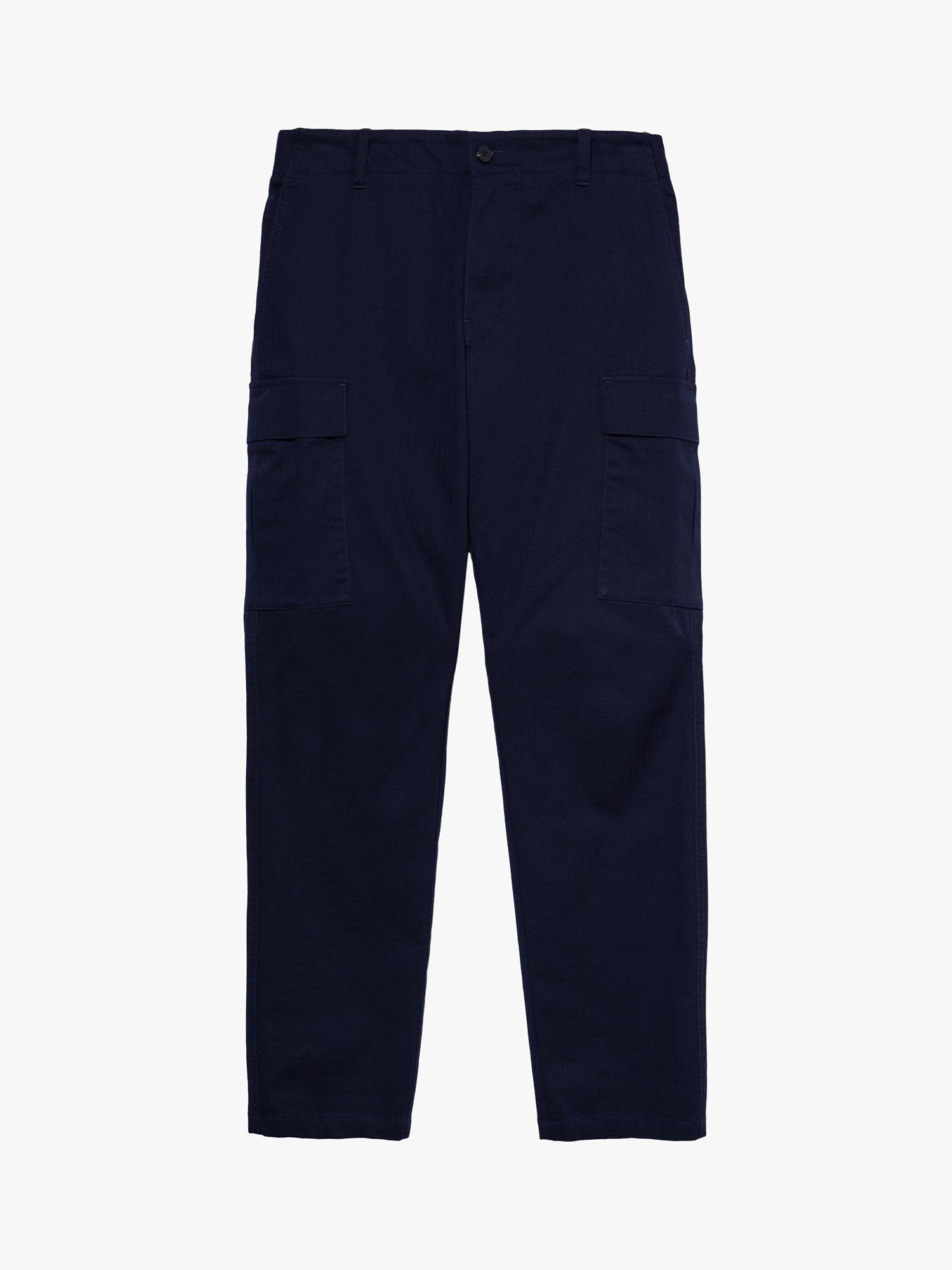 Product image 5 of 5, which shows SISLEY Stretch Cotton Slim Fit Trousers, Blue, 32
