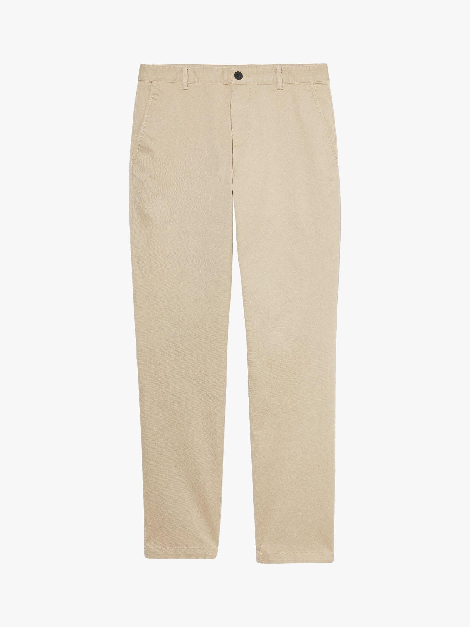 Product image 5 of 5, which shows SISLEY Stretch Cotton Drill Chino Trousers, Brown, 38