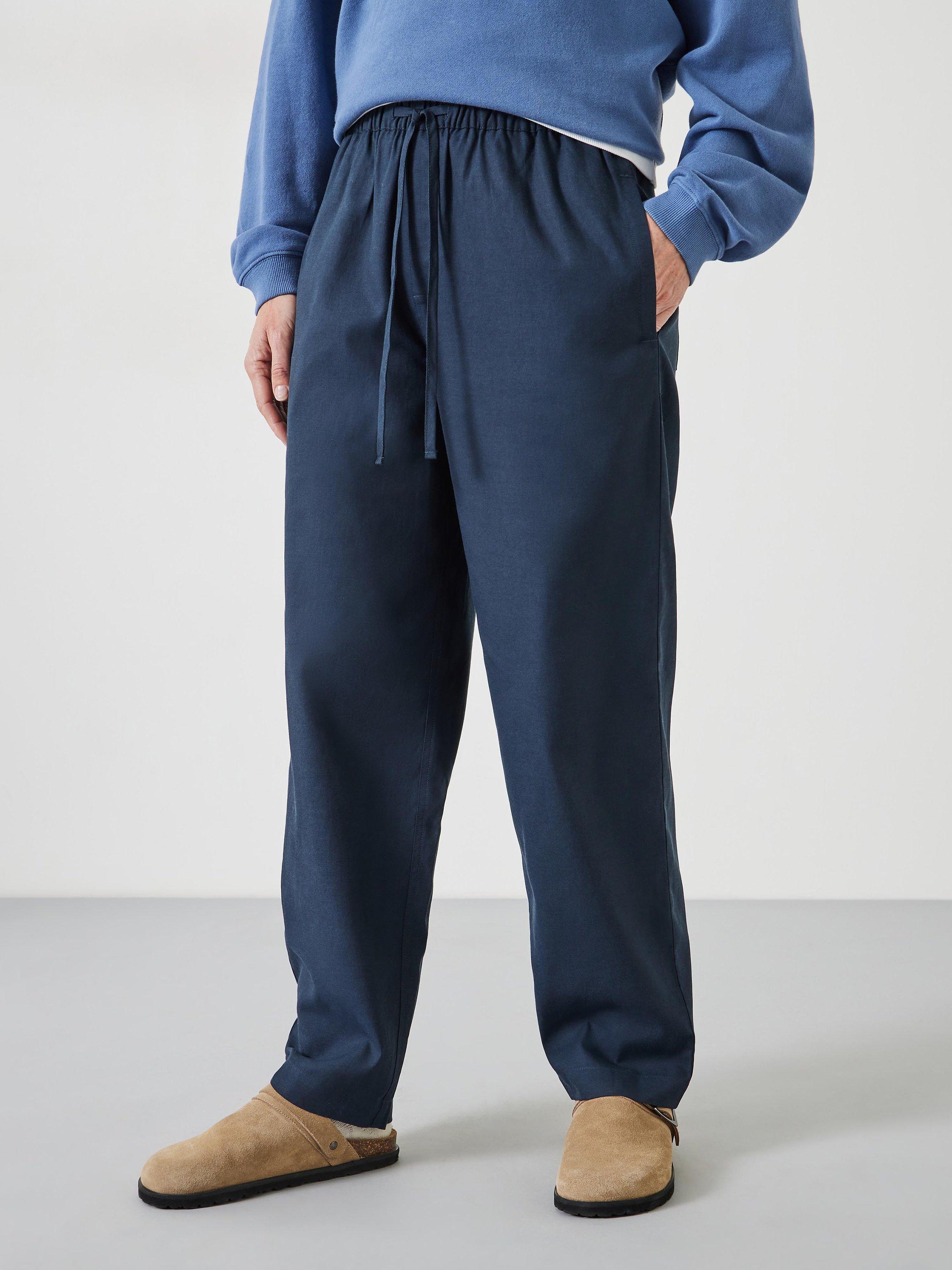 HUSH Eleanor Cotton Blend Joggers Dark Navy