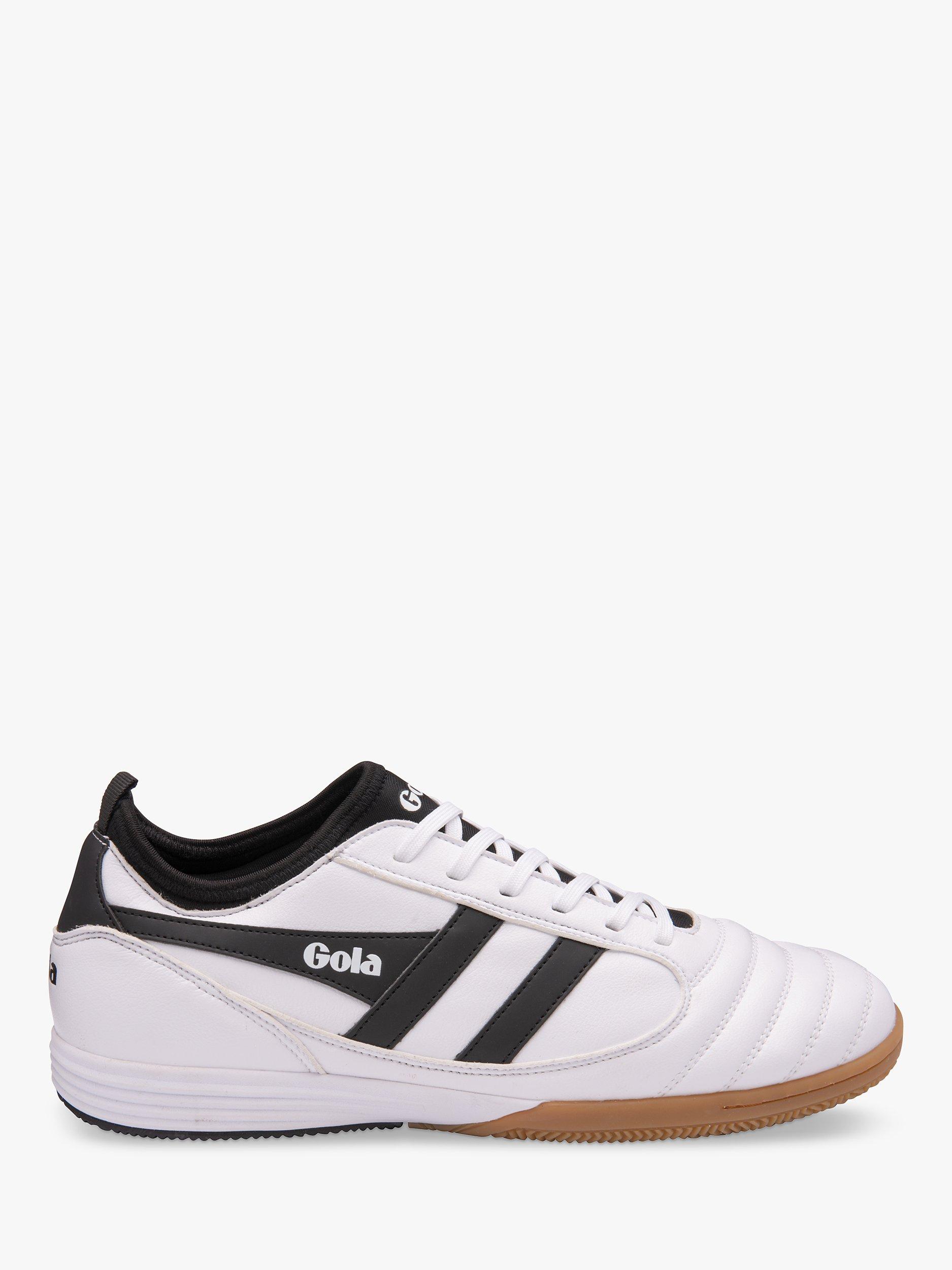 Product image 1 of 5, which shows Gola Performance Ceptor TX Football Trainers, White/Black, 6